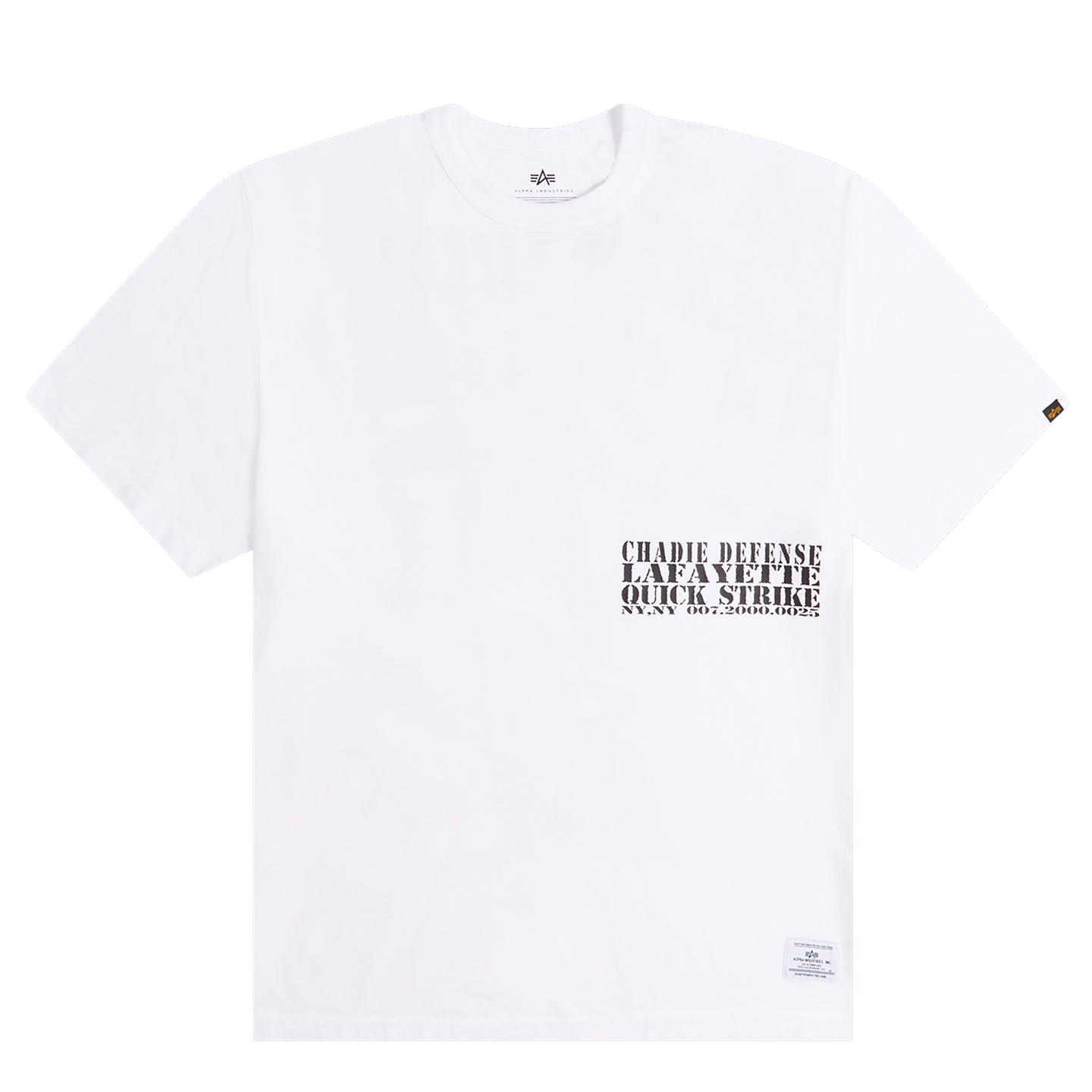 Alpha Sonar Tee - White
