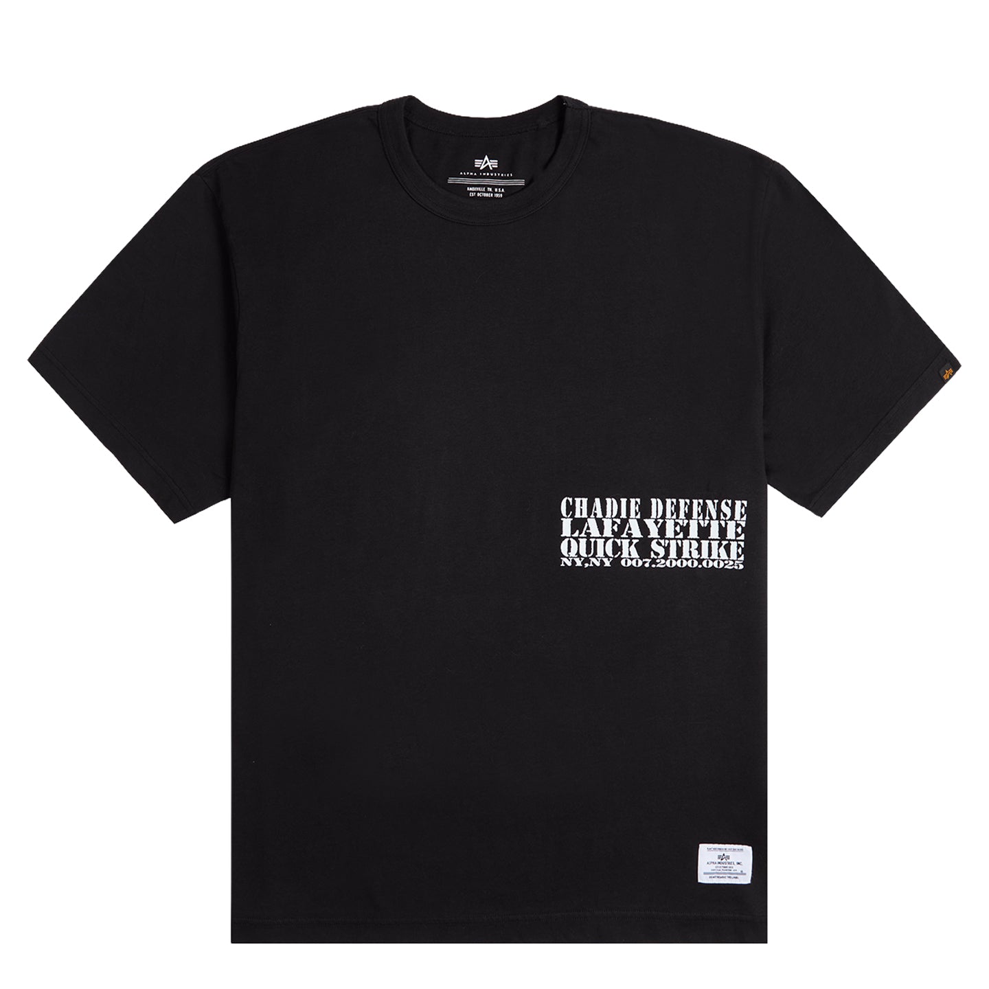 Alpha Sonar Tee - Black